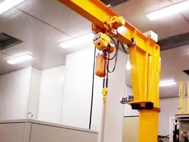 Manuāls rotējošs roktura pacēlājs ar jib crane zīmējumu