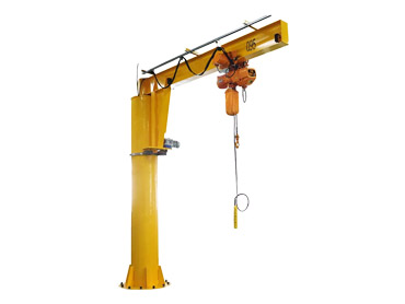 Manual rotating arm lift kranis